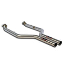 Supersprint Downpipe Kit Rechts + Links(für Katalysator Ersatz) passend für BMW E46 - Alle Modelle (Für V8 S65 Motor conversion) - Beast Performance Fahrzeugtechnik OHG