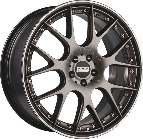 BBS Design Felge CH-RII - CH7501 platinum/schwarz 11,5x22 LK 5x130 ET58 NB 71,6 - Beast Performance Fahrzeugtechnik OHG