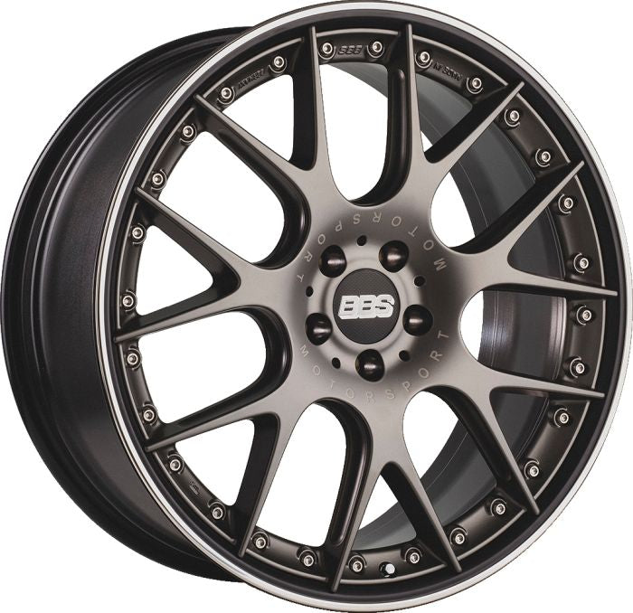 BBS Design Felge CH-RII - CH7202 platinum/schwarz 10,5x22 LK 5x112 ET20 NB 82,0 PFS - Beast Performance Fahrzeugtechnik OHG