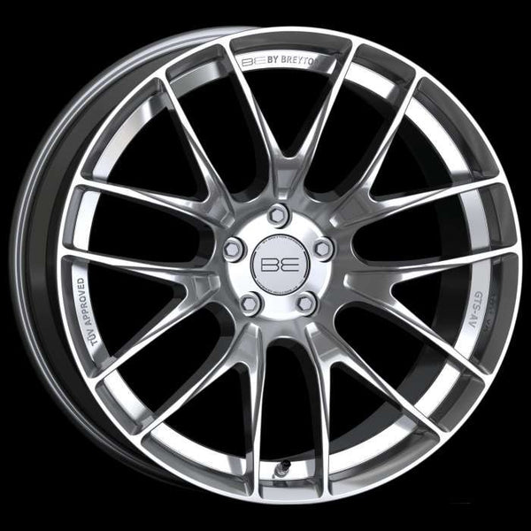 BE GTS-AV Hyper silver polished undercut Felge 8,5 X 19 - 19 Zoll 5-112 Lochkreis - Beast Performance Fahrzeugtechnik OHG