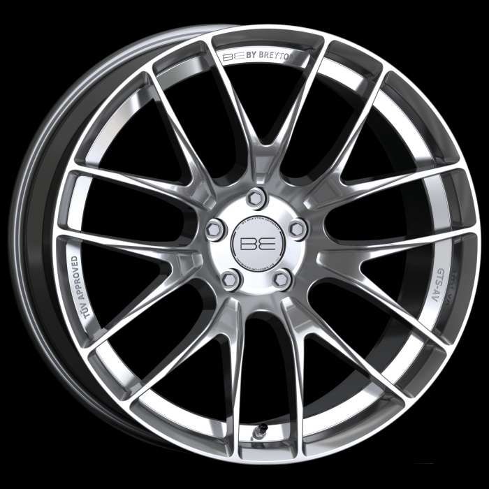 BE GTS-AV Hyper silver polished undercut Felge 8,0 X 17 - 17 Zoll 5-112 Lochkreis - Beast Performance Fahrzeugtechnik OHG