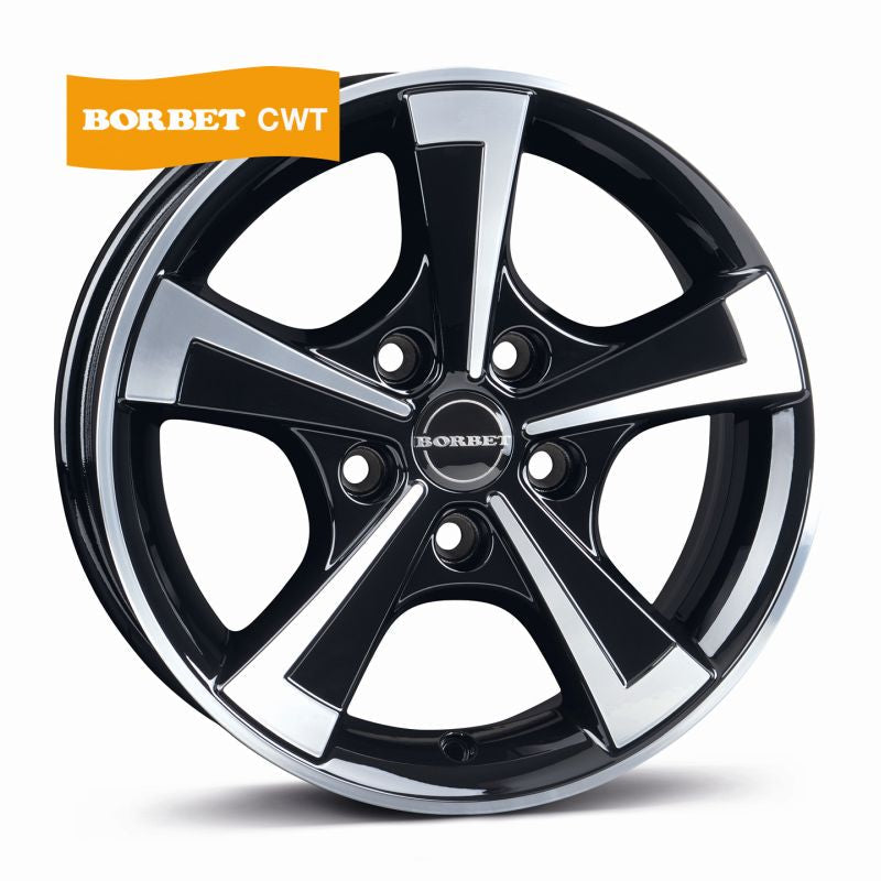 Borbet CWT black polished glossy Felge 6x15 Zoll 5x112 Lochkreis - Beast Performance Fahrzeugtechnik OHG