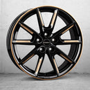 Borbet LX18 black glossy gold spoke rim Felge 8x18 Zoll 5x112 Lochkreis - Beast Performance Fahrzeugtechnik OHG