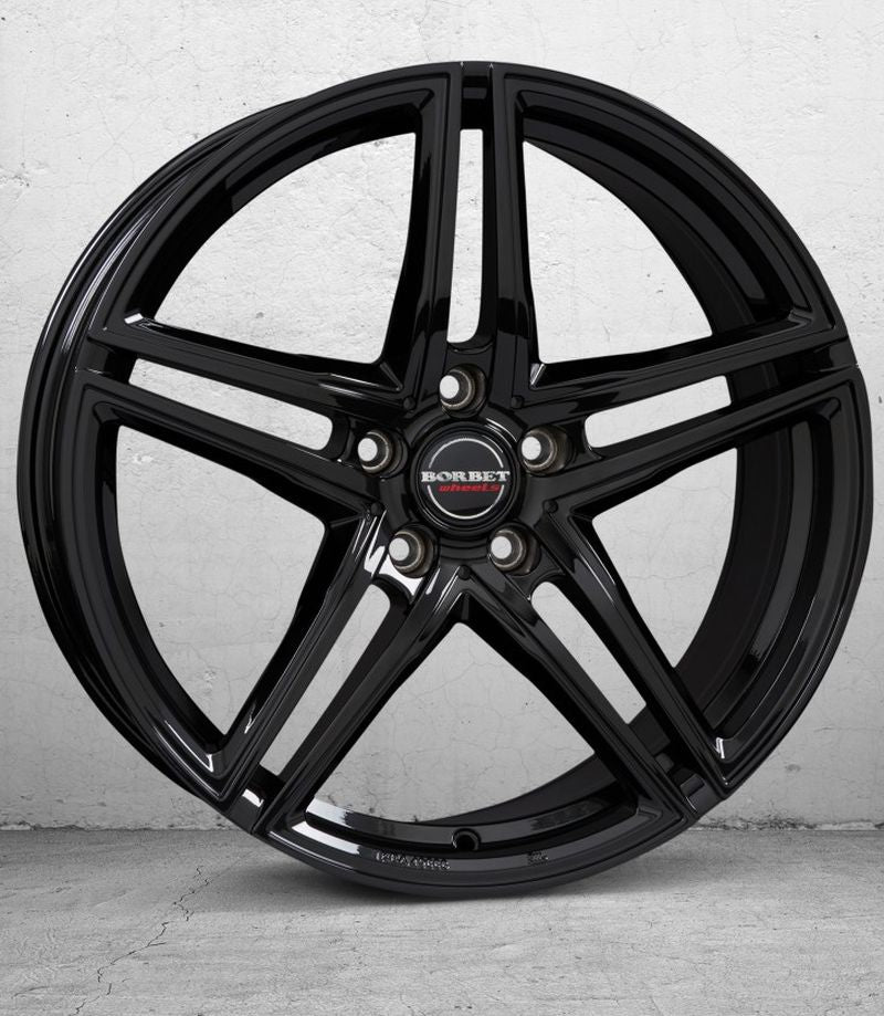 Borbet XRT black glossy Felge 9,5x19 Zoll 5x120 Lochkreis - Beast Performance Fahrzeugtechnik OHG
