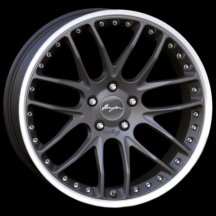 Breyton BMW Leichtmetallräder, Felgen Race GTP Matt gun small polished lip 8,5x19 Zoll  5x120 Lochkreis. Onlinshop für BMW-Felgen von Breyton zu fairen Preisen. Händlerpreise auf Anfrage - Beast Performance Fahrzeugtechnik OHG