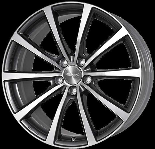 Brock B32 Himalaya Grey Voll-Poliert (HGVP) Felge - 9.5x19 - 5x114,3 - Beast Performance Fahrzeugtechnik OHG