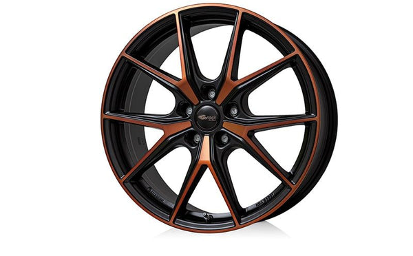 Brock B40 Black Orange Matt (BOM) Felge - 8x19 - 5x112 - Beast Performance Fahrzeugtechnik OHG