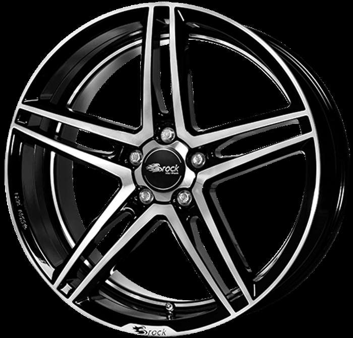 Brock B33 schwarz glanz Felge - 8x18 - 5x115 - Beast Performance Fahrzeugtechnik OHG