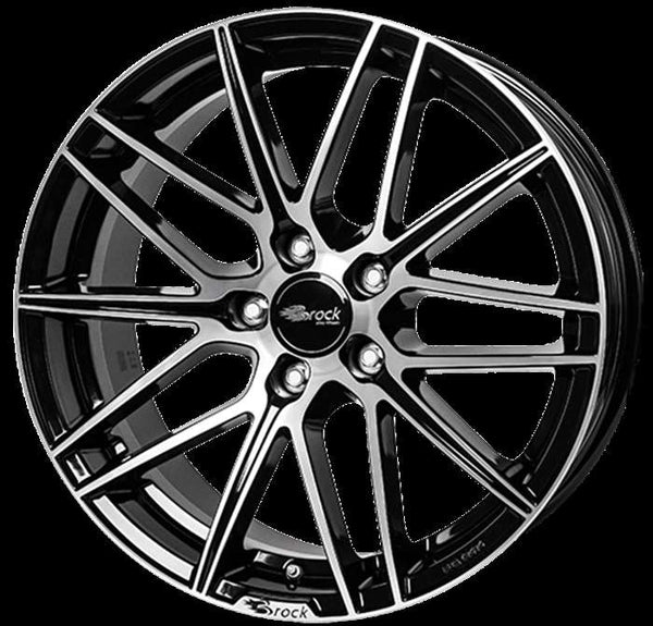 Brock B34 schwarz glanz Felge - 8.5x19 - 5x105 - Beast Performance Fahrzeugtechnik OHG