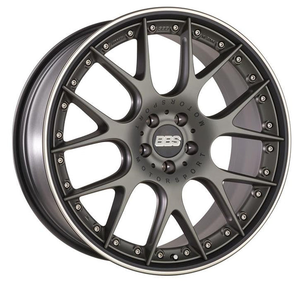 CH-RII CH612 schwarz matt Alufelge / titan 9x21 LK 5x108 ET45 NB 63,3 - Beast Performance Fahrzeugtechnik OHG