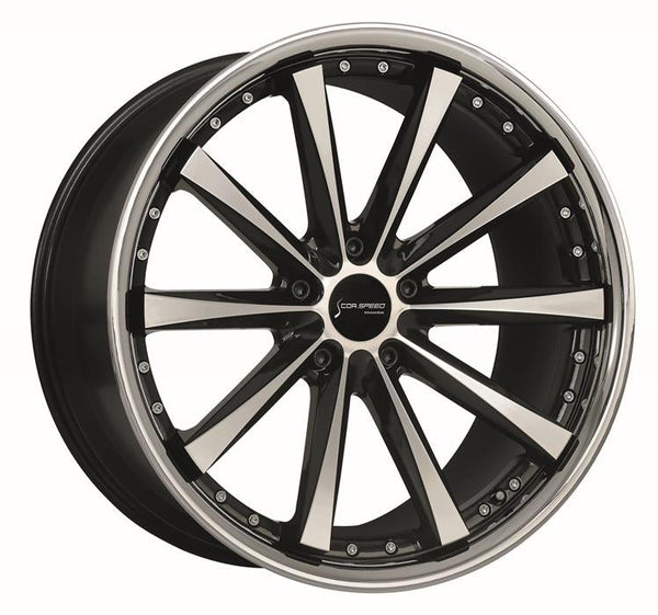 CORSPEED ARROWS Higloss black polished inox lip 8x18 5x112 Lochkreis - Beast Performance Fahrzeugtechnik OHG