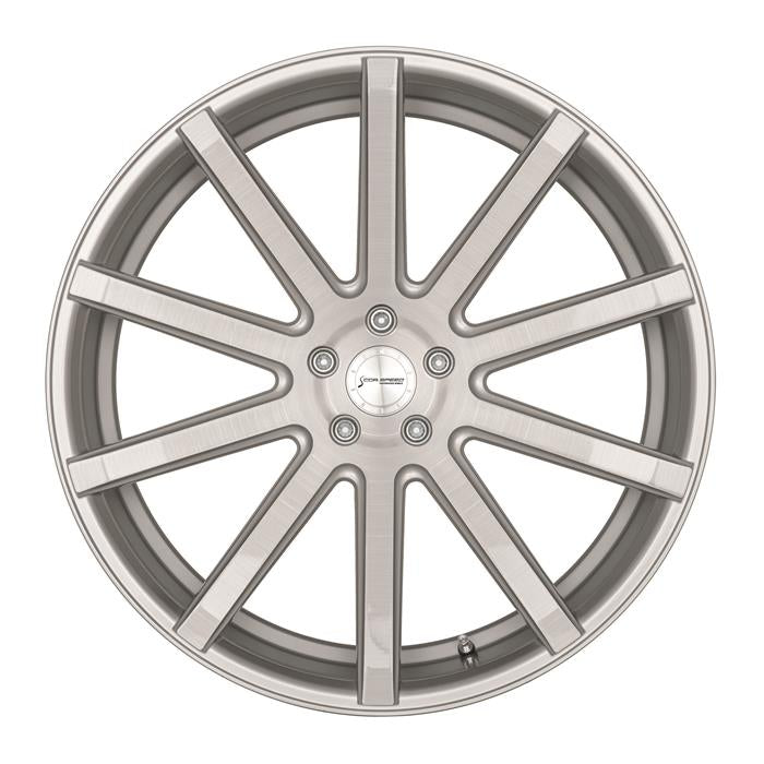 CORSPEED DEVILLE Silver-brushed-Surface 10,5x20 5x120 Lochkreis - Beast Performance Fahrzeugtechnik OHG