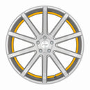 CORSPEED DEVILLE Silver-brushed-Surface/ undercut Color Trim gelb 10,5x20 5x114,3 Lochkreis - Beast Performance Fahrzeugtechnik OHG