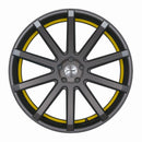 CORSPEED DEVILLE Gunmetal/ undercut Color Trim gelb 10,5x20 5x114,3 Lochkreis - Beast Performance Fahrzeugtechnik OHG