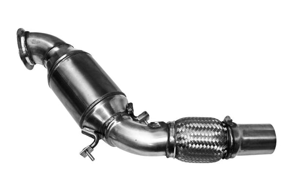 ECE Downpipe Ø 61,5mm Vorderrohr passend für BMW 320i F30/F31 - Beast Performance Fahrzeugtechnik OHG