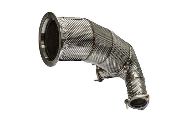 ECE Downpipe Ø 143/2x60mm Vorderrohr passend für AUDI SQ5 B8 - Beast Performance Fahrzeugtechnik OHG