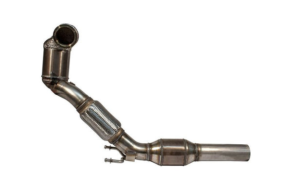 ECE Downpipe Ø 76mm Vorderrohr passend für VW  Polo AW - Beast Performance Fahrzeugtechnik OHG