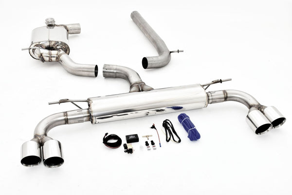 76mm Duplex-Anlage mit Klappensteuerung, Audi TT 8J Frontantrieb - Beast Performance Fahrzeugtechnik OHG