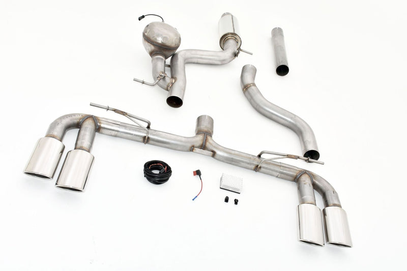 76mm Duplex-Anlage mit Soundgenerator, Audi A3 8V Sportback Frontantrieb - Beast Performance Fahrzeugtechnik OHG