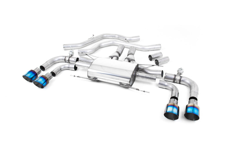 Milltek Auspuffanlage ab Vorrohr Alfa Romeo Giulia Quadrifoglio 2.9 V6 Bi-Turbo (Modelle ohne OPF) - Beast Performance Fahrzeugtechnik OHG