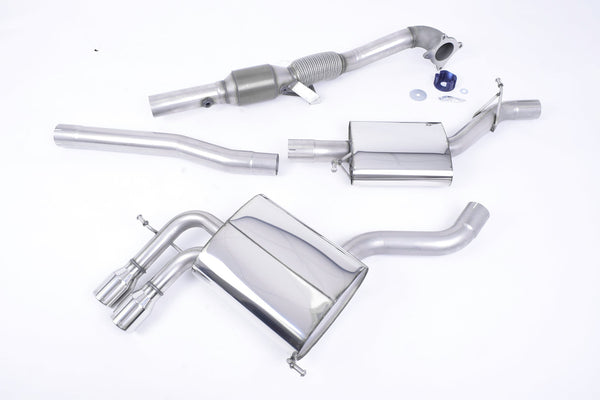 Milltek Turbo-back including Hi-Flow Sports Cat Audi A3 2.0T FSI quattro 5-Türer SportBack - Beast Performance Fahrzeugtechnik OHG