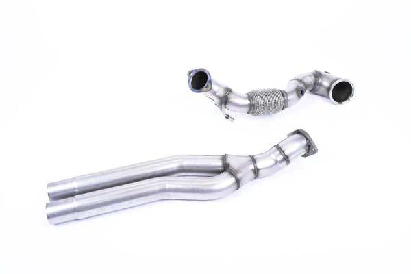 Milltek Downpipe mit Kat Ersatz Audi TT Mk3 TTRS 2.5TFSI Quattro (Modelle ohne OPF) - Beast Performance Fahrzeugtechnik OHG