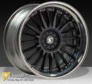 Schmidt CC-Line schwarz seidenmatt Felge 9,50x18 - 18 Zoll 5x112 Lochkreis - Beast Performance Fahrzeugtechnik OHG